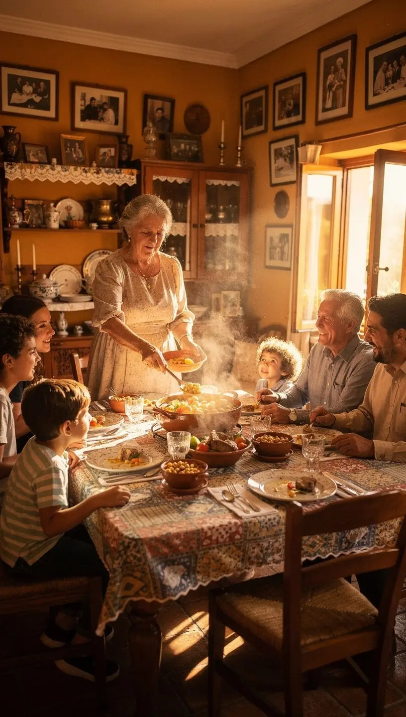Conversaciones sobre comidas caseras en España.
